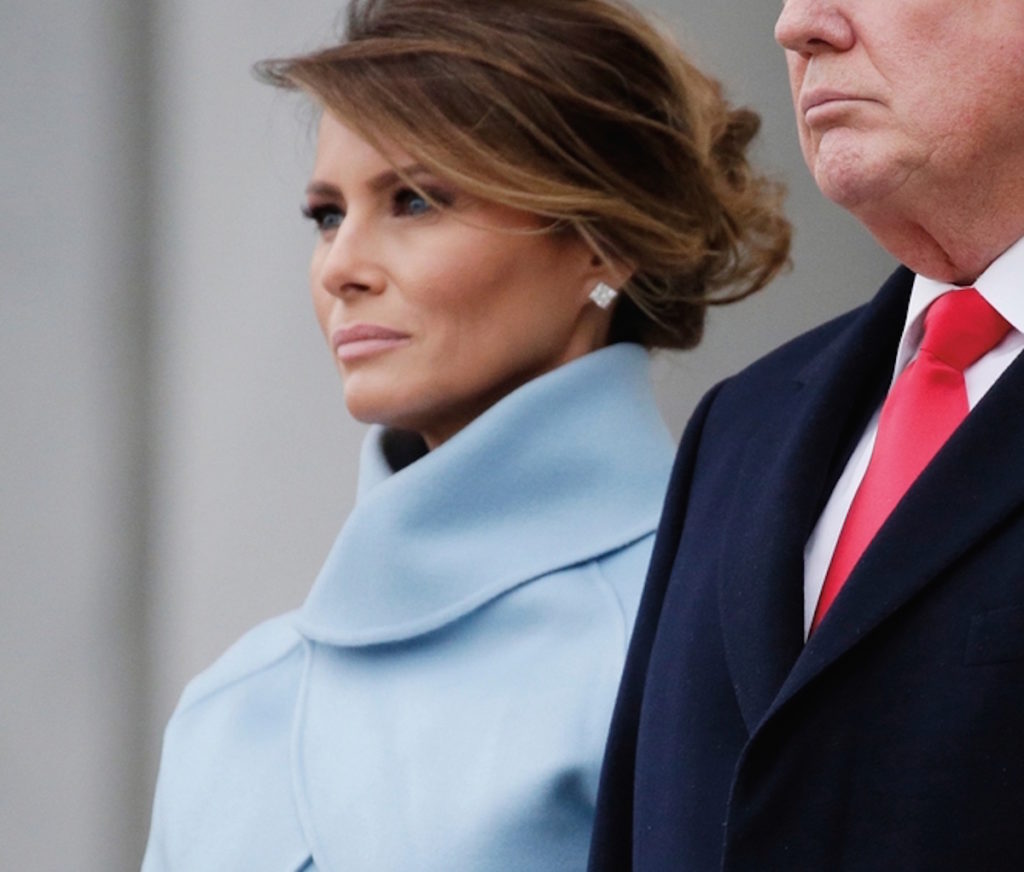Melania Trump, an image from the cover of "Free, Melania."